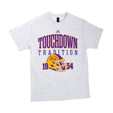 Load image into Gallery viewer, Purple and Gold Touchdown Tradition T-Shirt