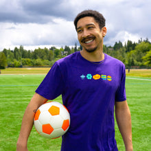 Load image into Gallery viewer, Party On The Pitch T-Shirt (PURPLE)