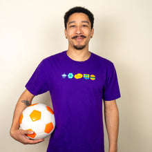 Load image into Gallery viewer, Party On The Pitch T-Shirt (PURPLE)