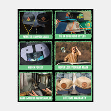 Load image into Gallery viewer, Findlay hats: Patented stampede laces, hidden pocket, lifetime warranty, hand-modified in Portland OR, never lose your hat