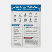 Load image into Gallery viewer, Basketball jersey wash and care instructions