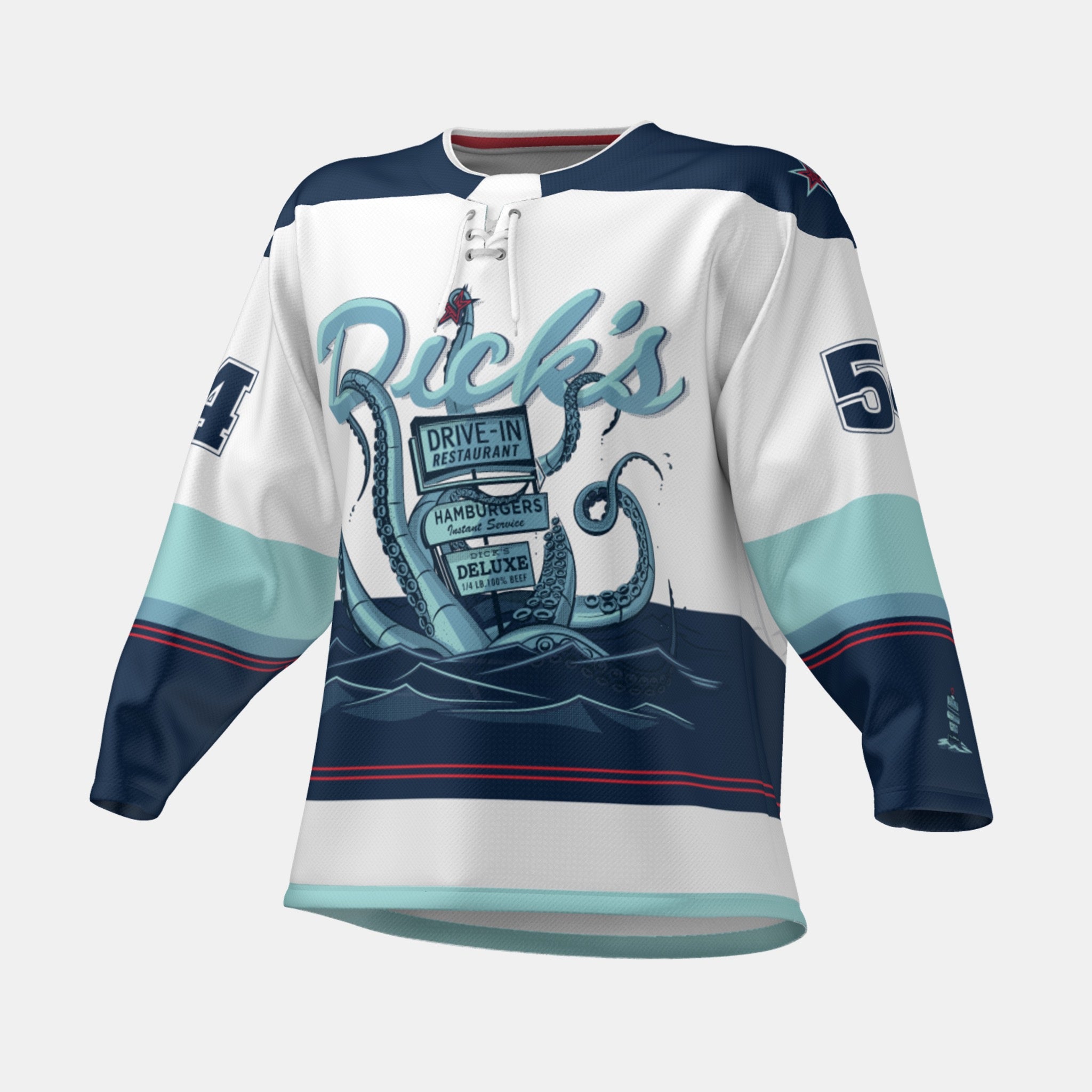Seattle Kraken Dick's Drive In jersey variant arrived today!!! I