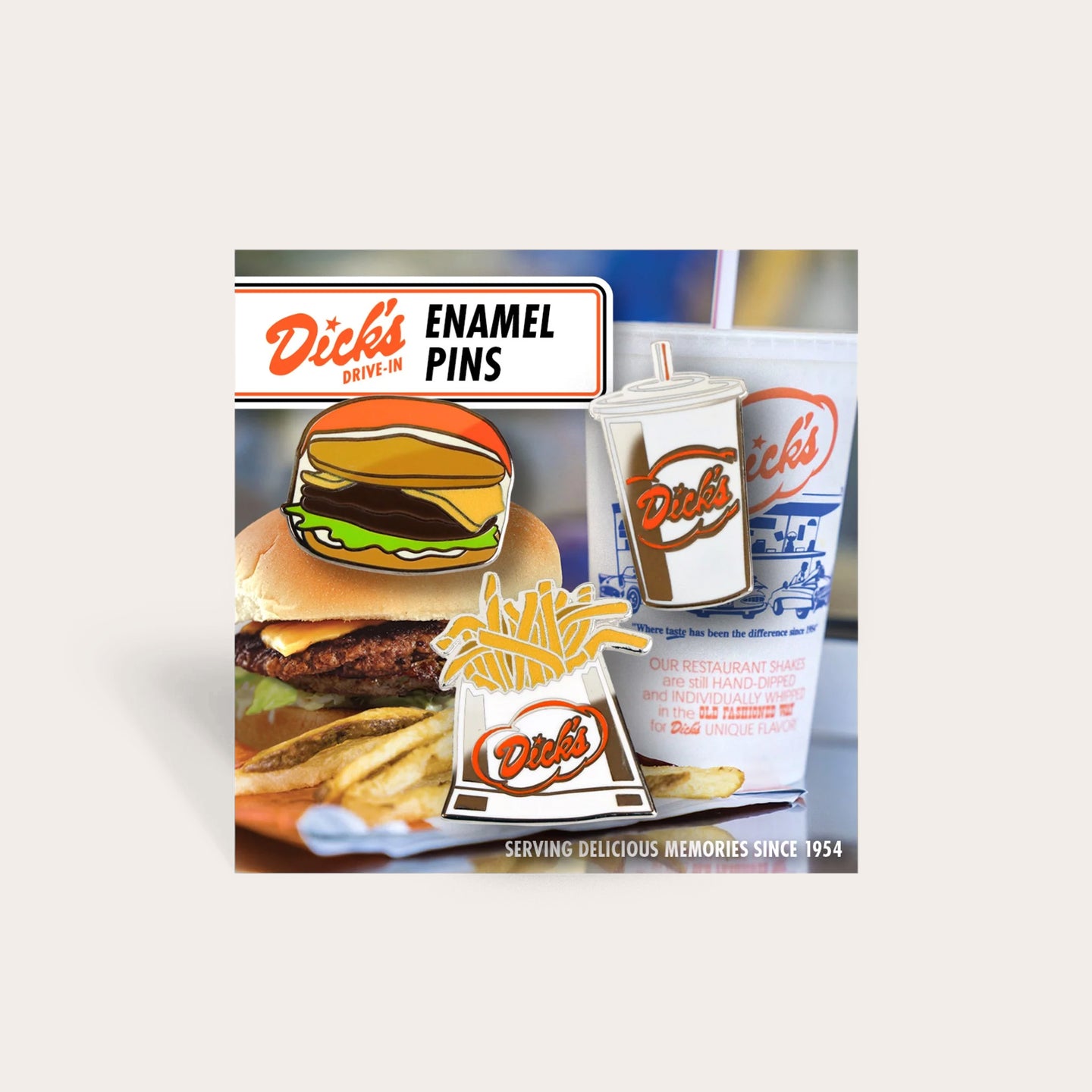 Enamel Pin Set – Dick's Drive-In
