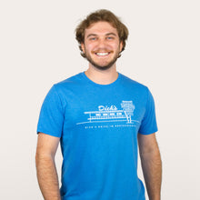 Load image into Gallery viewer, Line at the Drive-In - Blue T-Shirt