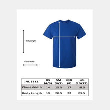 Load image into Gallery viewer, Youth Classic Blue Short Sleeve Tee
