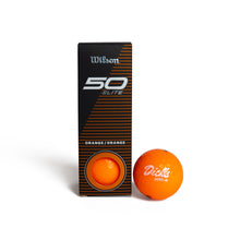 Load image into Gallery viewer, Wilson 50 Elite "Neon Orange" Golf Balls (3-pack)
