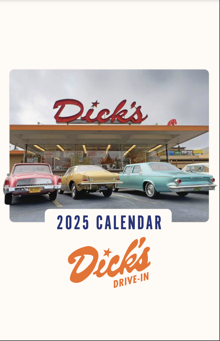 2025 Dick’s Drive-In Wall Calendar