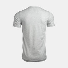 Load image into Gallery viewer, Back of a grey t-shirt
