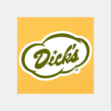 Load image into Gallery viewer, Olive green Dick&#39;s Drive-in cloud logo graphic sticker
