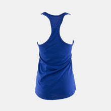 Load image into Gallery viewer, Back view royal blue women&#39;s racerback tank top
